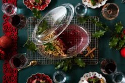 Sareva Ovenschaal Met Deksel - Hittebestendig Glas - Ovaal - 28 X 19 Cm / 4 Liter -Keukengerei Verkoop Crumble in ovenschaal en vershoudbakjes 3