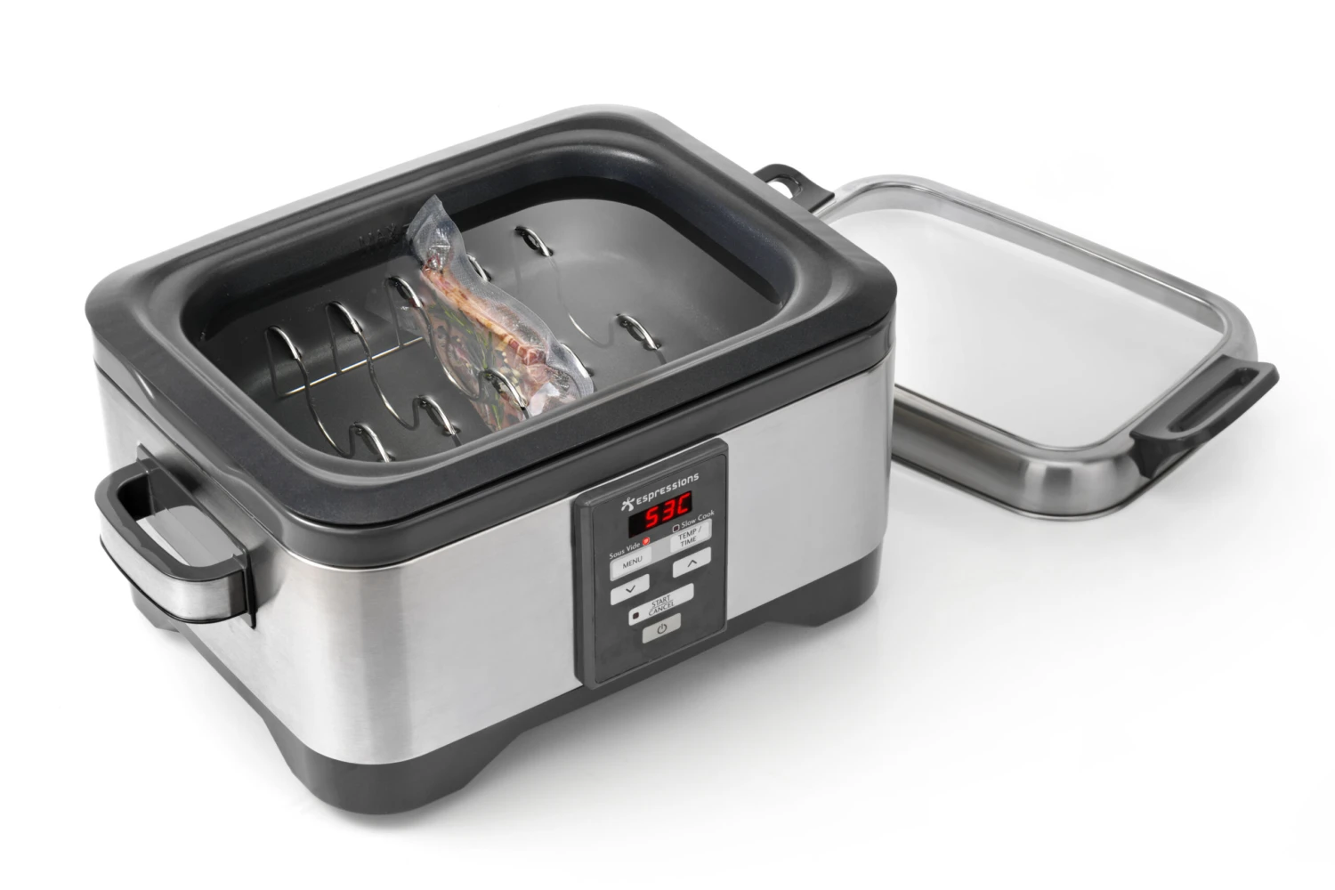 Espressions Sous Vide & Slowcooker Duo - 3 Standen - 5.5 Liter - EP4000 3 Espressions Sous Vide & Slowcooker Duo - 3 Standen - 5.5 Liter - EP4000 - Afbeelding 3