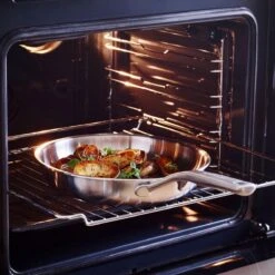 KitchenAid Koekenpan - Multi-Ply RVS - ø 24 Cm - Zonder Anti-aanbaklaag -Keukengerei Verkoop KA Koekenpan Multiply Stainless 4 1