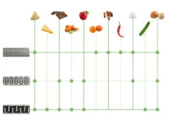 Sareva Raspen (grof - Medium - Fijn) - 21 Cm - 3 Stuks -Keukengerei Verkoop Klein V1