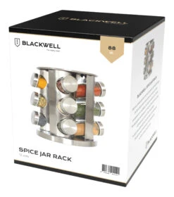Blackwell Kruidenrek / Kruidencarrousel - Inclusief 12 Kruidenpotjes - RVS 15 Blackwell Kruidenrek / Kruidencarrousel - Inclusief 12 Kruidenpotjes - RVS -Keukengerei Verkoop Kruidenrek 12 units Current View