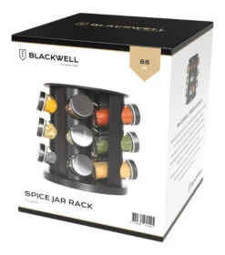 Blackwell Kruidenrek / Kruidencarrousel - Inclusief 12 Kruidenpotjes - Zwart 11 Blackwell Kruidenrek / Kruidencarrousel - Inclusief 12 Kruidenpotjes - Zwart -Keukengerei Verkoop Kruidenrek 12 units zwart Current View