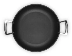 Le Creuset Hapjespan Met Deksel - Les Forgées TNS - ø 28 Cm / 3.2 Liter - Standaard Anti-aanbaklaag -Keukengerei Verkoop LC 20190624 ZS PS FS 51107280010502 005