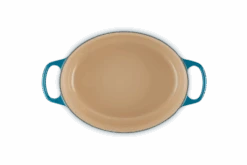 Le Creuset Braadpan Signature - Ovaal - Deap Teal - ø 29 Cm / 4.7 Liter -Keukengerei Verkoop LC 20210125 HL PS FS 21178296422430 005