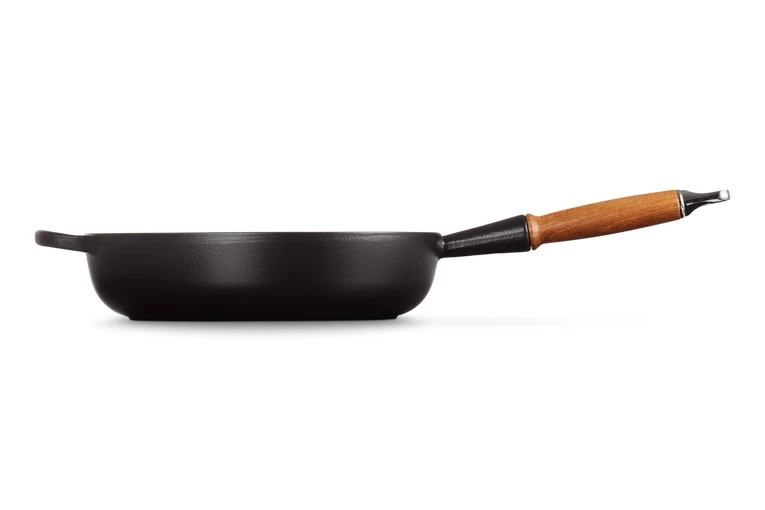 Le Creuset Hapjespan Signature - Mat Zwart - ø 28 Cm / 3.6 Liter- Geëmailleerde Anti-aanbaklaag 3 Le Creuset Hapjespan Signature - Mat Zwart - ø 28 Cm / 3.6 Liter- Geëmailleerde Anti-aanbaklaag - Afbeelding 3