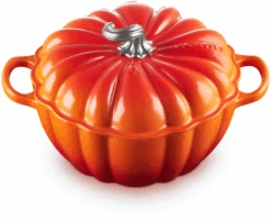 Le Creuset Braadpan Signature - Pompoen - Oranjerood - ø 24 Cm / 3.7 Liter -Keukengerei Verkoop LC 20220602 HL PS FS 21238240902430 002