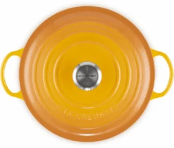 Le Creuset Braadpan Signature - Marmite - Nectar - ø 26 Cm / 4.1 Liter -Keukengerei Verkoop LC 20220721 HL PS FS 21114266724430 004