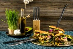 Laguiole Style De Vie Steakmessen Premium Line Black Stonewash 6 Stuks -Keukengerei Verkoop Laguiole Premium Line Steakmes Black Stonewasch sf gr 2