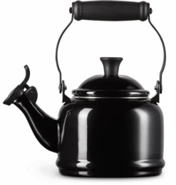 Le Creuset Fluitketel Demi - Ebbenzwart - 1.1 Liter
