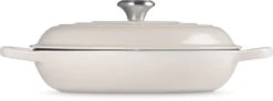Le Creuset Braadpan Signature - Campagnard - Meringue - ø 30 Cm / 3.5 Liter -Keukengerei Verkoop Le Creuset LC 20220726 HL PS FS 21180307164430 003