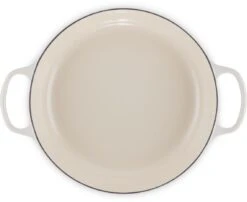 Le Creuset Braadpan Signature - Campagnard - Meringue - ø 30 Cm / 3.5 Liter -Keukengerei Verkoop Le Creuset LC 20220726 HL PS FS 21180307164430 005