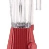Alessi Blender Plissé - 5 Snelheden + Turbostand - Rood - Michele De Lucchi - 1.5 Liter - MDL09 R