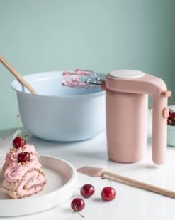 RIG TIG Rig-Tig Handmixer Foodie - 170 W - Roze -Keukengerei Verkoop Marangrulltarta Rigtig bakalite.se 3