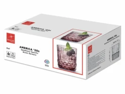Bormioli Rocco Cocktailglazen / Whiskey Glazen / Waterglazen America 20's - Lilac Rose - 370 Ml - 6 Stuks -Keukengerei Verkoop Productafbeeldingen CL 2022 12 09T140925.997
