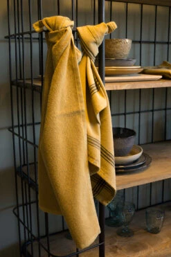 KOOK Keukenhanddoek Doubleface Mosterd 50 X 70 Cm -Keukengerei Verkoop R21.644