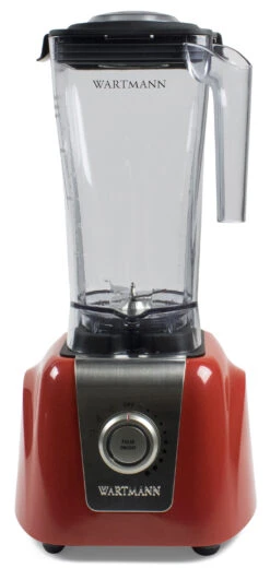 Wartmann Blender - 1250 W - Rood - 2 Liter -Keukengerei Verkoop Red FRONT