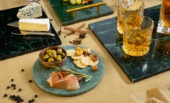 Jay Hill Snijplank / Serveerplank / Borrelplank Marmer - Licht Groen - ø 20 Cm -Keukengerei Verkoop Serveerplank Groen 5