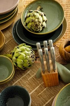 Jay Hill Serviesset Lihou - 16-delig / 4 Personen - Grijs/Zwart -Keukengerei Verkoop Set 2 Sfeer Eilanden Klein 7 1