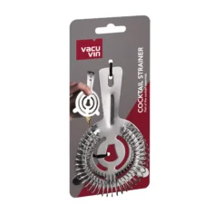 Vacu Vin Cocktail Zeef - Zilver - ø 9.5 Cm -Keukengerei Verkoop VV CocktailStrainer Packshot VV9