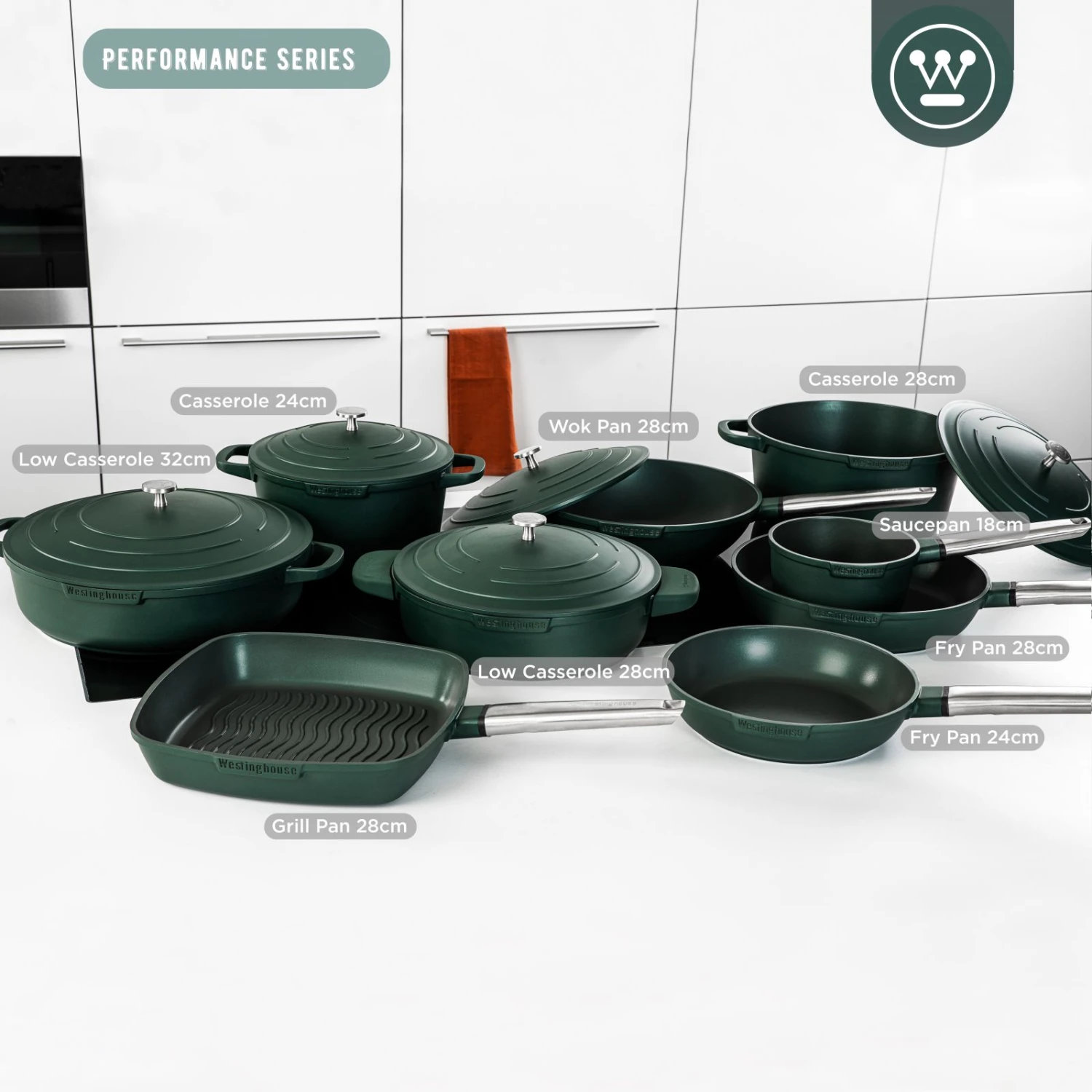 Westinghouse Braadpan Performance - Gracious Green - ø 28 Cm / 6.7 Liter 5 Westinghouse Braadpan Performance - Gracious Green - ø 28 Cm / 6.7 Liter - Afbeelding 5