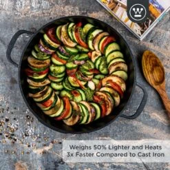 Westinghouse Hapjespan Performance - Blissful Black - ø 32 Cm / 5.8 Liter - Standaard Anti-aanbaklaag -Keukengerei Verkoop WCCC0095L28BK 2 1