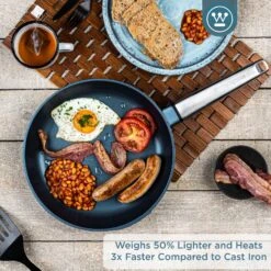 Westinghouse Koekenpan Performance - Bravery Blue - ø 28 Cm - Standaard Anti-aanbaklaag -Keukengerei Verkoop WCFP0095024BL 2 1