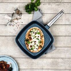 Westinghouse Grillpan Performance - Bravery Blue - 28 X 28 Cm - Standaard Anti-aanbaklaag -Keukengerei Verkoop WCFP0095G28BL 10