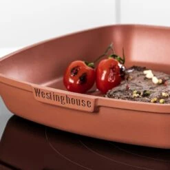Westinghouse Grillpan Performance - Rebel Red - 28 X 28 Cm - Standaard Anti-aanbaklaag -Keukengerei Verkoop WCFP0095G28OR 9