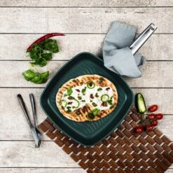 Westinghouse Grillpan Performance - Gracious Green - 28 X 28 Cm - Standaard Anti-aanbaklaag -Keukengerei Verkoop WCFP0095G28SG 8