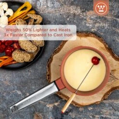 Westinghouse Steelpan Performance - Rebel Red - ø 18 Cm / 1.9 Liter -Keukengerei Verkoop WCSP0095N18OR 2