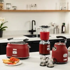 Westinghouse Blender Retro Collections - Cranberry Red - 1.5 Liter - WKBE221RD -Keukengerei Verkoop WKBE221RD Retro Table Blender 5