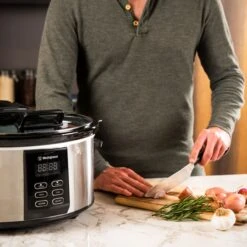 Westinghouse Slowcooker - Uitneembare Keramische Pan - RVS - 6 Liter - WKSC65 -Keukengerei Verkoop WKSC65 Westinghouse Slow Cooker 5