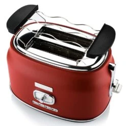 Westinghouse Broodrooster Retro Collections - 2 Sleuven - Cranberry Red - WKTTB857RD -Keukengerei Verkoop WKTTB857RD Retro 2 Slice Toaster 3