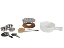 Boska Fondueset - 4 Personen - Wit -Keukengerei Verkoop boska fondue set bianco 5