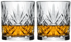 Cookinglife Whiskey Glazen / Cocktailglazen / Waterglazen Moy - 340 Ml - 2 Stuks -Keukengerei Verkoop cookinglife moy glaswerk