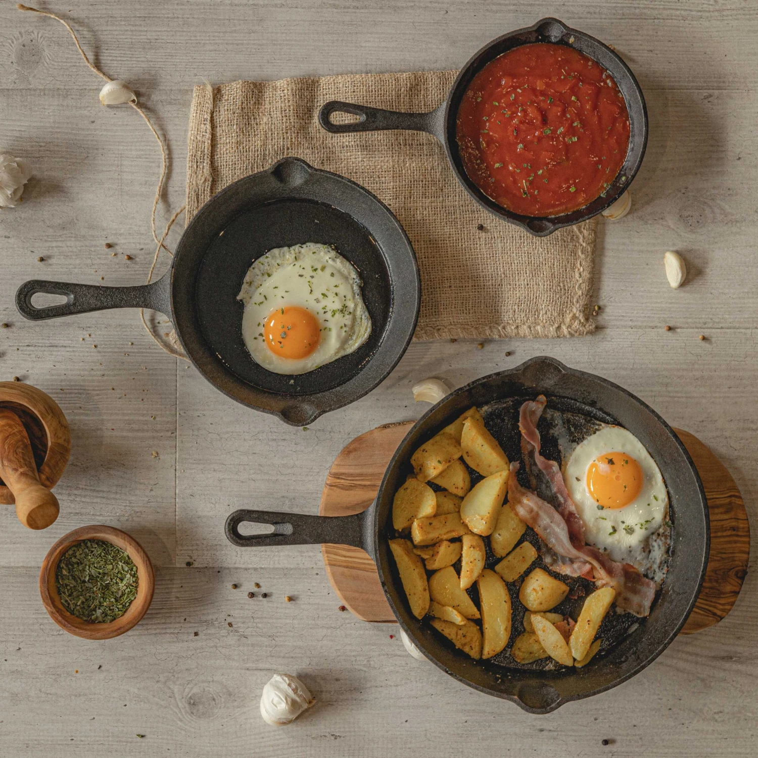 Blackwell Koekenpan - Gietijzer - ø 25 Cm - Zonder Anti-aanbaklaag 5 Blackwell Koekenpan - Gietijzer - ø 25 Cm - Zonder Anti-aanbaklaag - Afbeelding 5