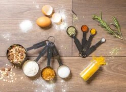 Sareva Maatschepjes - Zwart - 4-delig 7 Sareva Maatschepjes - Zwart - 4-delig -Keukengerei Verkoop maatschepjes0 5 1