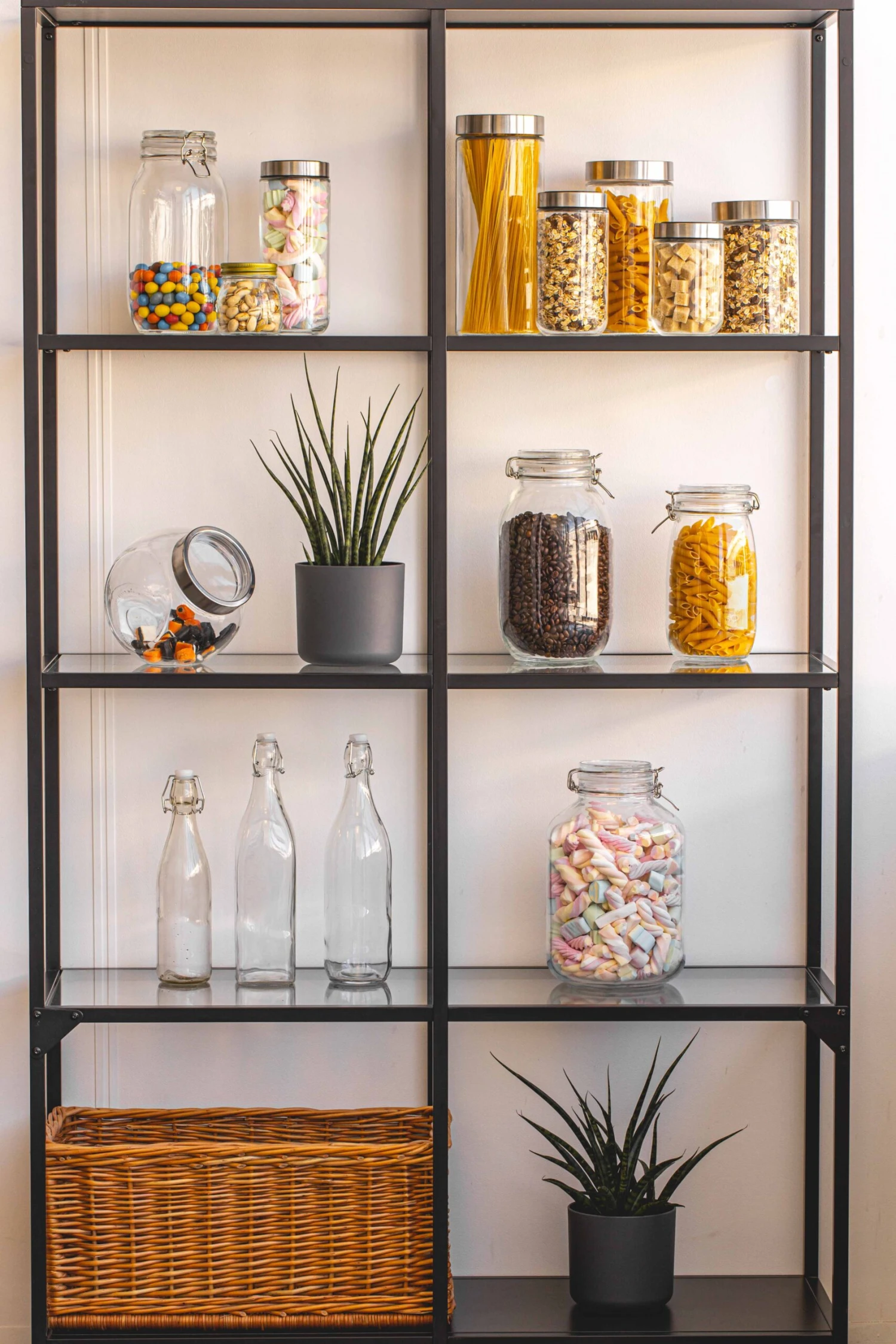 Sareva Voorraadpot - Glas / RVS Deksel - ø 11.5 Cm / 2.2 Liter 2 Sareva Voorraadpot - Glas / RVS Deksel - ø 11.5 Cm / 2.2 Liter - Afbeelding 2