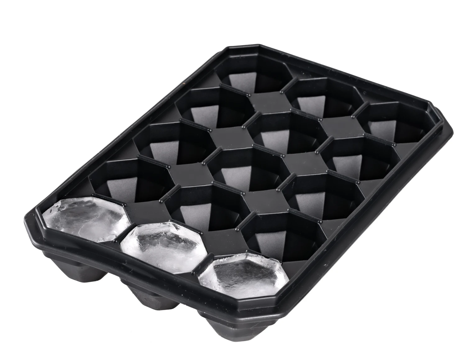 Sareva IJsblokjesvorm Diamonds - 15 Diamant Vormige Ijsblokjes - Siliconen - Easy Release - Herbruikbaar 1 Sareva IJsblokjesvorm Diamonds - 15 Diamant Vormige Ijsblokjes - Siliconen - Easy Release - Herbruikbaar