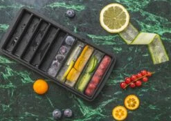 Sareva IJsblokjesvorm - 10 Ijsstaafjes - Siliconen - Easy Release - Herbruikbaar -Keukengerei Verkoop product 9 7