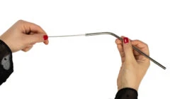 Sareva Herbruikbare Rietjes - Met Borstel - RVS - Gebogen - 4 Stuks -Keukengerei Verkoop product hand 6