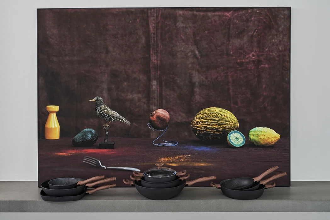 Sambonet Grillpan Rock 'n' Rose - Zwart - 28 X 28 Cm - Standaard Anti-aanbaklaag 2 Sambonet Grillpan Rock 'n' Rose - Zwart - 28 X 28 Cm - Standaard Anti-aanbaklaag - Afbeelding 2