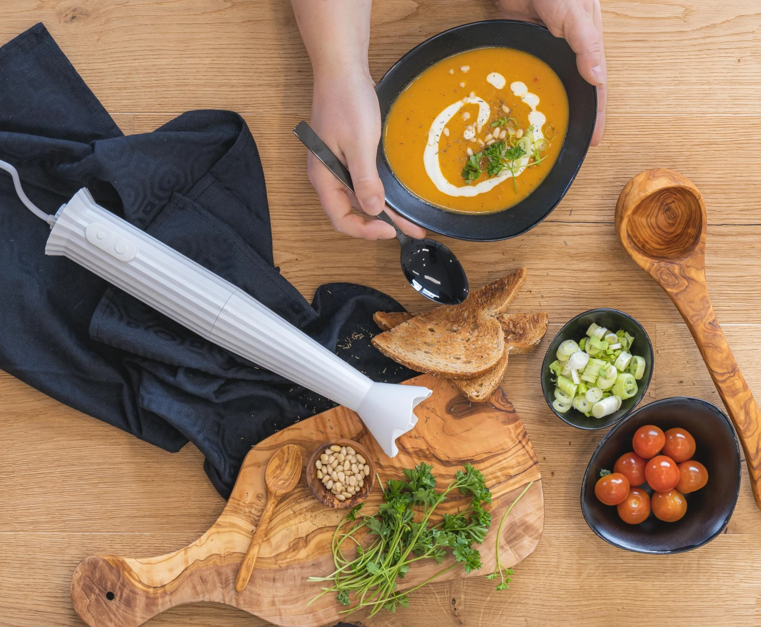 Alessi Staafmixer Plissé - 2 Standen - Wit - Michele De Lucchi - MDL10 W 4 Alessi Staafmixer Plissé - 2 Standen - Wit - Michele De Lucchi - MDL10 W - Afbeelding 4