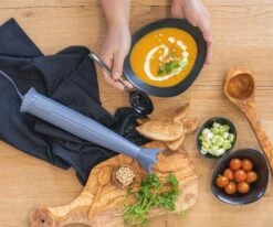 Alessi Staafmixer Set Plissé - Grijs - Michele De Lucchi - MDL10S G 9 Alessi Staafmixer Set Plissé - Grijs - Michele De Lucchi - MDL10S G -Keukengerei Verkoop staafmixer 3 1