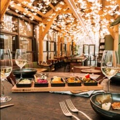 Bowls & Dishes Serveerplank / Tapasplank Streetfood 5-vaks Zwart - Large -Keukengerei Verkoop vbb1849.zw 6