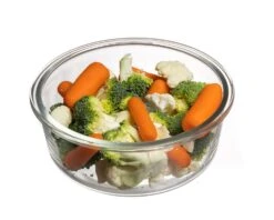 Sareva Glazen Vershoudbakje Cook & Fresh - Rond - 3-delig -Keukengerei Verkoop vershoudbakje 4