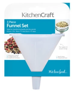 KitchenCraft Trechterset (ø 6.5, ø 8 En ø 10 Cm) 3-Delig 5 KitchenCraft Trechterset (ø 6.5, ø 8 En ø 10 Cm) 3-Delig -Keukengerei Verkoop vjmf4sztwespop2cevj3 01519