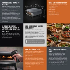 Witt Pizza Oven Etna Rotante - Op Gas Voor Buiten - Mat Grafiet - Voor ø 40 Cm Pizza's - Roterende Pizzasteen -Keukengerei Verkoop wp etna rotante ecom graphite 008